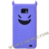 Devil Silicone Case Cover for Samsung Galaxy S2 i9100(purple)