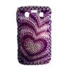 Diamond Back Cover for BB9800 Purple Hearts S42