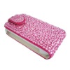 Diamonte Flip Case for Blackberry 9800 Plain Pink