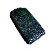 Diamonte Flip Case for Blackberry 9900 Black