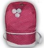 Dot printed teen school bag