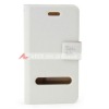 Durable Protective PU Leather Cover/Case For Iphone 4