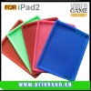 Dustproof ,Environmental green silicon case for Ipad 2 case