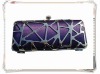 (EB6022) purple beaded evening bags