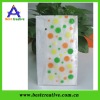 Eco-friendly lovely dot flower plastic vase