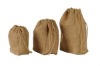 Eco natural  jute/juco drawstring gift bag