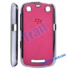 Electroplate Hard Shell Case for Blackberry Curve 9360/9350/9370(Red)