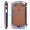 Electroplate Hard Shell Cover for Blackberry 9900 Case/9300 Case(Brown)