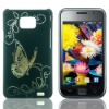 Engraved Butterfly Soft Touch Rubberized Case Cover For Samsung Galaxy S 2 II i9100