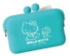 Fashion Pochi Silicone Pouch in hello Kitty