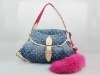 Fashion beach bag-Bule color and good assembled fashion girls' bag