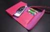 Faux Leather Mobile Phone Purse Wallet Case Card Holder