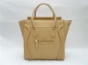 Female designer apricot real leather hot sell bags