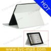 Folder Leather Case for iPad 2- White