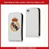 Football Club Real Madrid Flip Leather Case For iPhone 4 4S