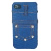 For Apple iPhone 4 4S jeans case