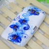 For Blackberry 9850/ 9860 New Butterflies and Flowers pattern TPU Case