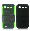 For HTC Droid Incredible II 6350 Mesh Silicon Combo Case