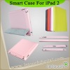 For iPad 2 Magnet PU Smart Case