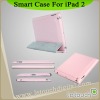 For iPad 2 PU Smart Case