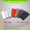 For iPhone 4S Hard TPU Case