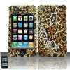 For iphone 3G case, full diamond cheetah case for iphone 3g, iphone bling case