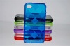 For iphone 4 4G for iphone 4S 4GS for iphone 4 CDMA bling/Candy colors TPU case