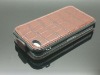 For iphone 4 &4S PU leather case