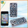 For iphone 4G 4S Luxury Unique Best Leopard Czech Rhinestone Case Cover