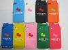 For iphone 4G silicon case,hello kitty silicone case with bowknot for iphone 4