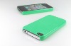 Friendly green color PC case for Iphone 4