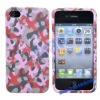 Front and Back Camouflage Case for iPhone 4/4S with Clothing Coated