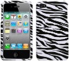 Front and Back Zebra Case for iPhone 4G 4S