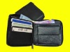 GENUINE COWHIDE LEATHER MENS BIFOLD ZIP AROUND WALLET