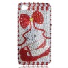 Girl's Red Dance Shoes diamond case for i phone 4, for apple iphone 4 hard skin