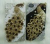 Gold & Black Diamond Peacock for iphone 3G/S