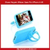 Grass Hopper Silicon Case For iPhone 4 4S-Blue