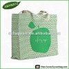 Green Apple Calico Library Bag