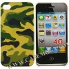 Green Camouflage Color Hard Plastic Back Case for iPhone 4 4G