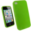 Green Silicone Skin Case Cover For iPhone 4 Silicone Case