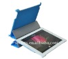 Green ultra slim leather case for ipad 2 No.89638