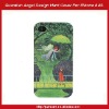 Guardian Angel Design Rubberized Hard Cover For iPhone 4 4S