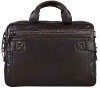 Handsome men trendy leather handbag