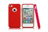 Hard TPU glossy case cover for iphone4s