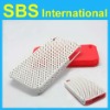 Hard net case with silicone inner for iphone 4G