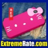 Hello Kitty Face Soft Silicon Case for iPhone 4 4S Cover