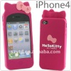 Hellokitty silicon case for iphone4