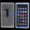 High Quality Clear TPU Gel Case for Nokia N9 (White)