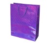 Holographic purple bag