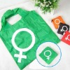 Hot !!2011 Summer Ladies Trendy Foldable Reusable Grocery Bag/Shopping Bag